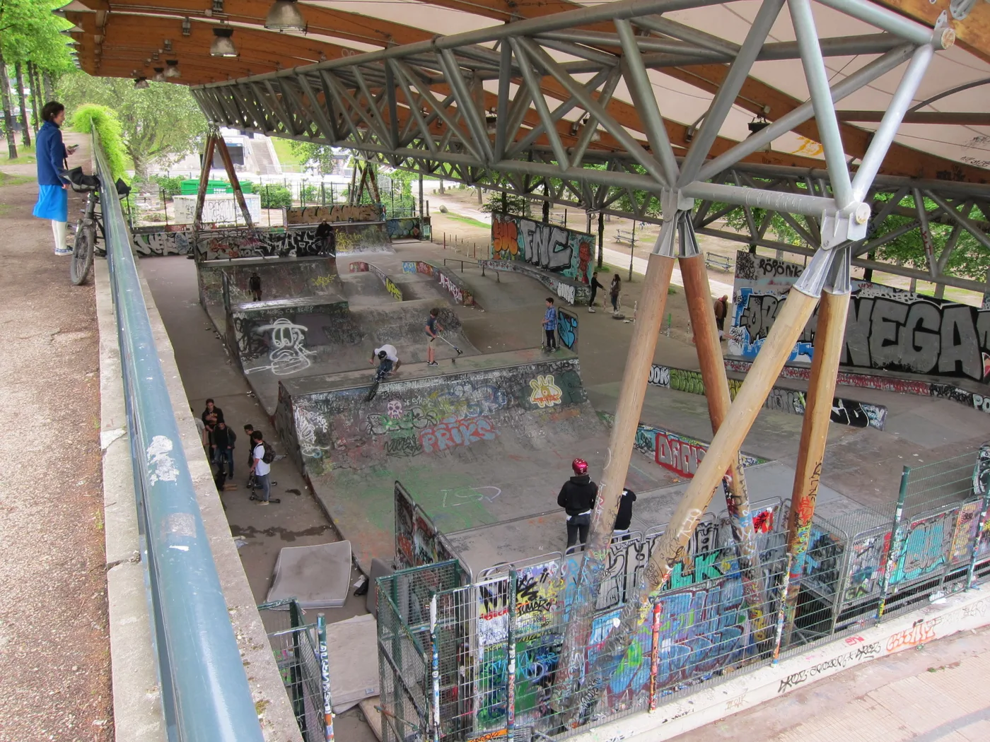 Skatepark de Bercy, photo d’archive de 2016